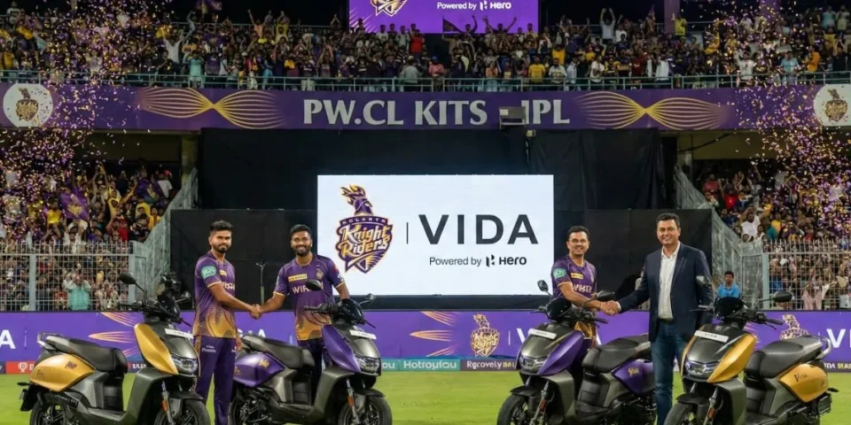 VIDA Partners with Kolkata Knight Riders as Title Sponsor to Drive New-Gen Mobility & EV Innovation